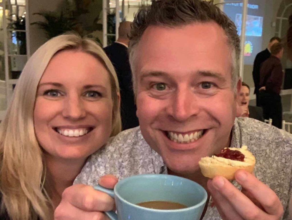 Your Cream Tea Club Hosts - Ben & Clare Stirling